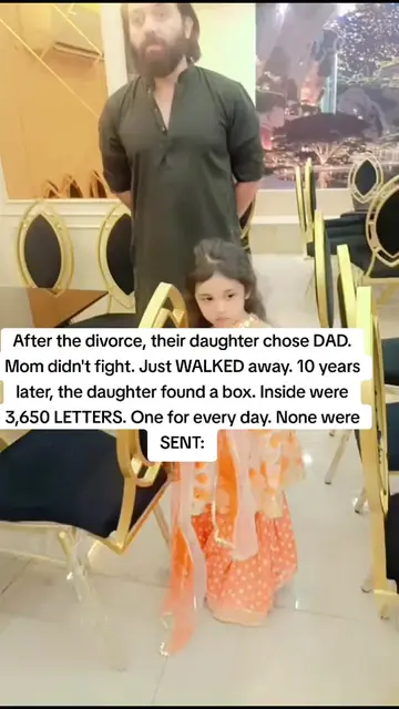 The mother didn’t fight for her daughter. ​After the divorce, the court left the