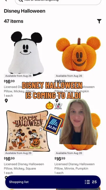 Disney Halloween at Aldi?! 🎃👻✨ Starting August 26th, Aldi is bringing in the c