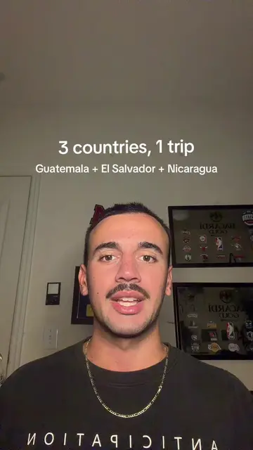 3 countries, 1 trip 🌎✈️ 🇬🇹 Guatemala + 🇸🇻 El Salvador + 🇳🇮 Nicaragua #tra