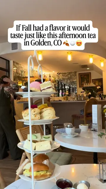 🍂✨ Add a little magic to your Colorado fall bucket list — afternoon tea at @Bab