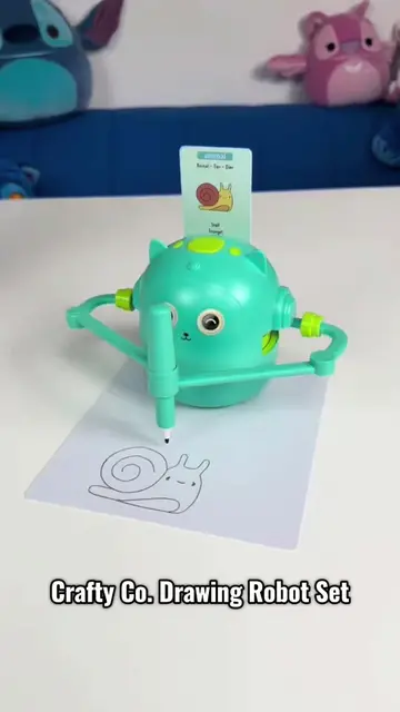Inspire a love of art and imagination with the Crafty Co. Drawing Robot Set! 🤖 