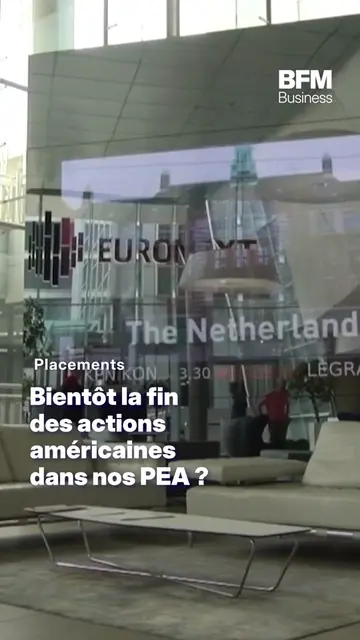 Bientôt la fin des actions américaines dans le PEA ? 💸 Alors qu'il est censé fl