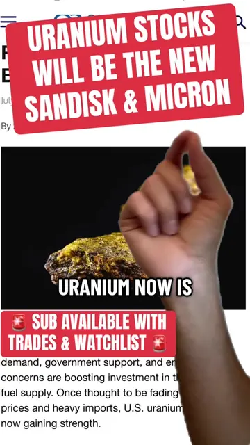 🚨 Uranium is needed for powering data centers 🚨 #stocks #stockstobuy #stockmar