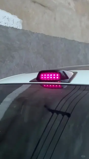 Solar powered warning lights#carlover #caraccessories #carsoftiktok #fyp #viral 