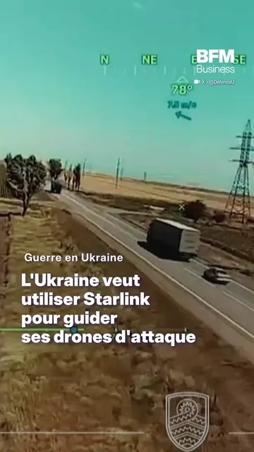 L'Ukraine veut utiliser Starlink pour guider ses drones  🇺🇦  🛰️ Le gouverneme