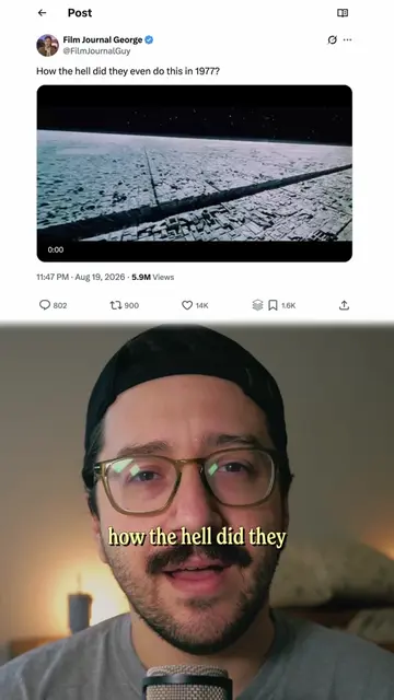 I’ll tell you how they expertly sold the scale of the epic Death Star trench run