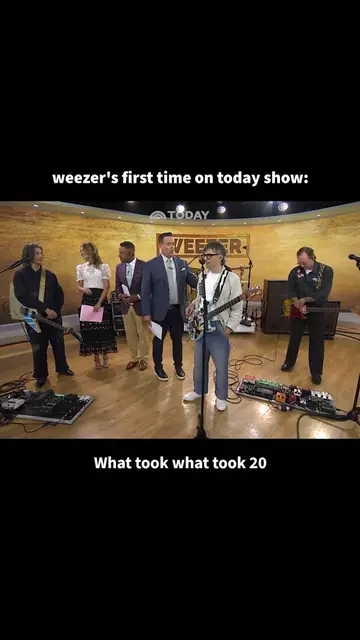 now wait a minute, Rivers ... 😭 Weezer's 20th album is out now, called 'Weezer 