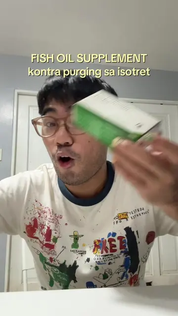 fish oil talaga para mabawasan ang pagbabalat gawa ng isotret treatment pramis! 