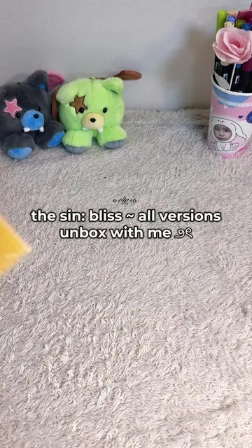 unboxing all versions (almost) of the sin: bliss 💕 (+new member magnet :)) #enh
