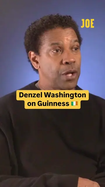“It would take 10 minutes just to pour the Guinness” 😂 Denzel Washington chatte