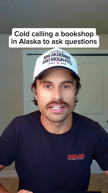 Cold calling a bookstore in Alaska to ask them some questions about books.  A bi