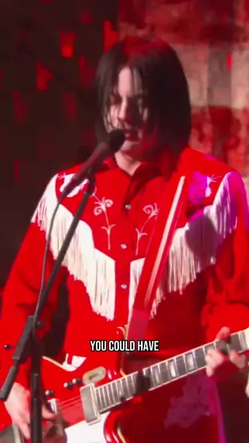 Jolene. Live on Late Night with Conan O’ Brian, 2003 #JackWhite #TheWhiteStripes