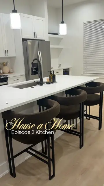 Episode 2 of Making a House a Home  This kitchen was giving a little TOO much wh