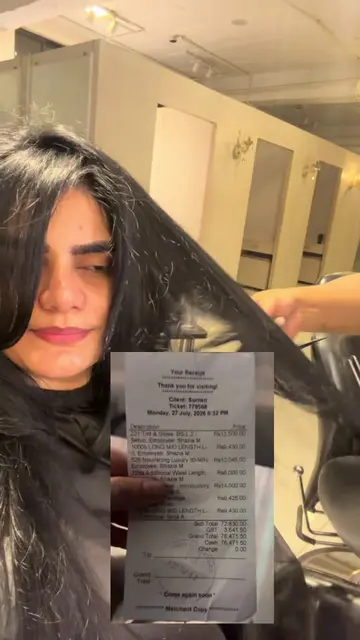 80,000 ka hair colour… so obviously I had to document the evidence. 😭💇🏻‍♀️✨ H