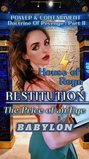 ⚡ THE DOCTRINE OF REVENGE: RESTITUTION ⚖️ What does someone deserve for what the
