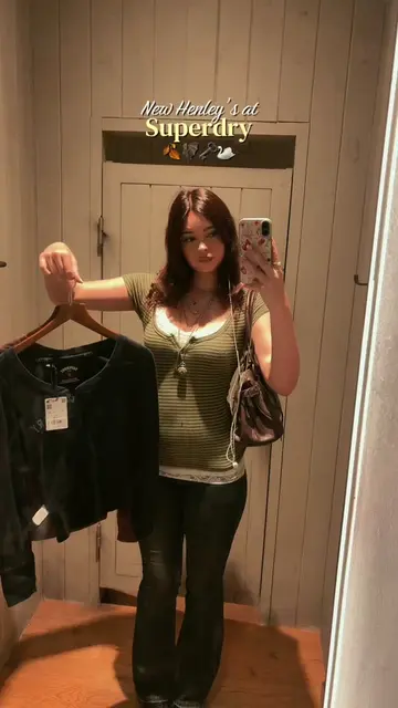 Try on brand-new Henley shirts at super dry!  @Superdry & Co #henley #superdry #