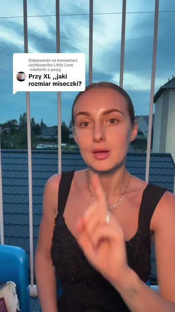 Odpowiadanie użytkownikowi @Little Love -sweterki z pasją jaki rozmiar miseczki?