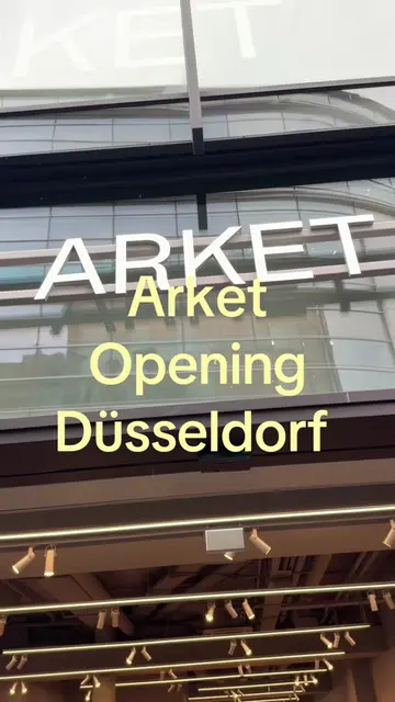 Wir haben endlich Arket in Düsseldorf 🫰🏼 schade, dass es nicht auch das Café d