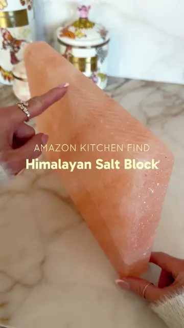 Turn dinner into a whole experience with this Himalayan salt block cooking plate