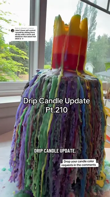 Replying to @sillowtac Drip your candle color requests in the comments! #dripcan