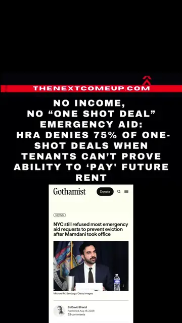 No Income, No Emergency Aid: HRA Denies 75% of One-Shot Deals When Tenants Can’t