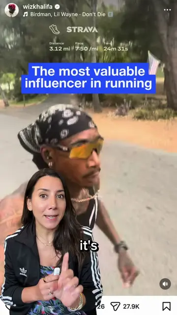 "I run for the fit and to stay fit." - @Wiz Khalifa  Easily my favorite follow o