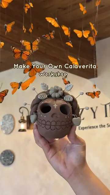 come make a calaverita with @Jerri Quiroz 💀🌼 We’re hosting a Make Your Own Cal