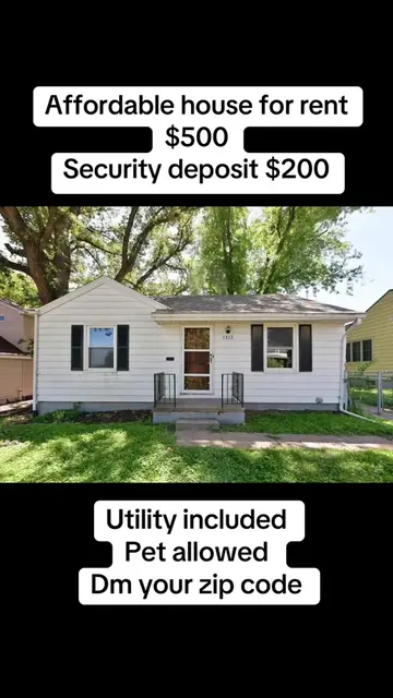 2 & 3-bedroom homes starting at $300/month. Utilities included. Pets allowed. In