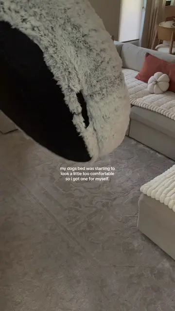 a dog bed but for me 🤭 #dogbed #washable #humandogbed #orthopedic #cozyathome 