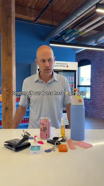 the way he was so excited at the end 🤣😭 #girlgrip #marketinggirlies #officetok
