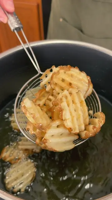 Waffle fries are my favorite, especially from a certain restaurant that is alway
