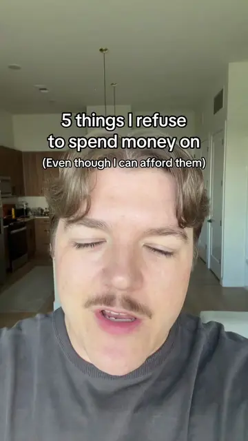 What items do you refuse to spend money on? 5 things I do not spend money on #sp