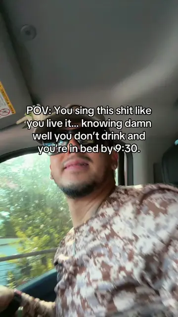 The way I sing this shit, you’d think I’ve been partying since Thursday. 🤣 Whol