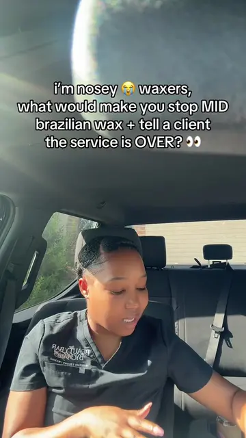 waxers, i KNOW y’all have stories. 😭☕️ what would a client have to do for you t