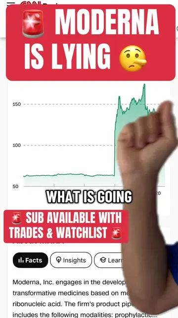 #greenscreen 🚨 And Moderna popped on this news 🤣 #stocks #stockstobuy #stockma
