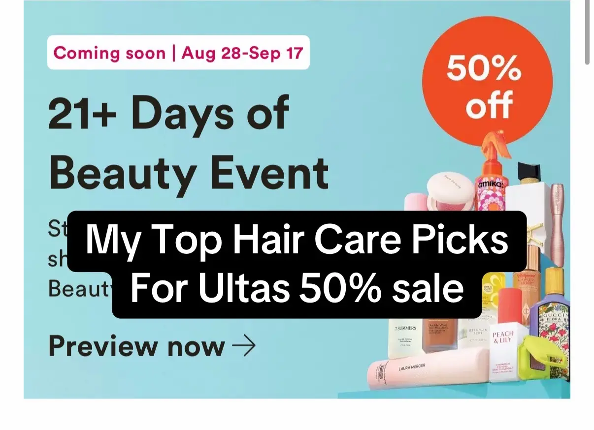 My top hair care picks for the upcoming Ulta 21 days of beauty!  I have very lon