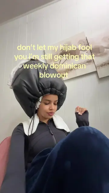 idc if no one gets to see it I do!! #hijab #blowout   