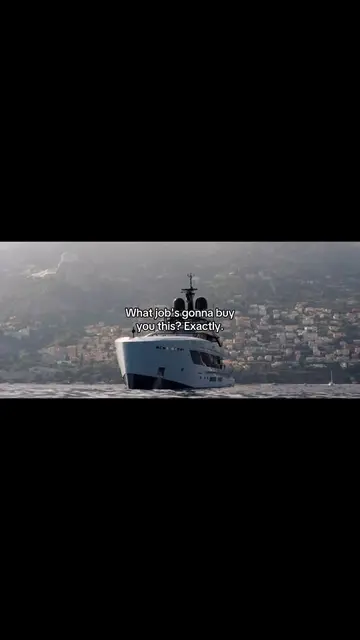 What job's gonna buy you this? Exactly. #job #yacht #impossible  #rich #money 