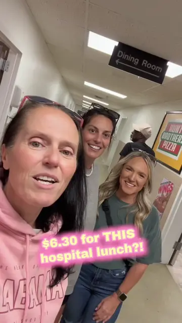 Apparently you don’t have to be a patient to get a bargain lunch! We stopped by 
