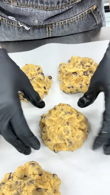I get a lot of questions like, why do you poke holes in your cookie dough? It’s 