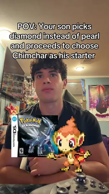 the only correct option #pokemon #pokemondiamondandpearl #chimchar 