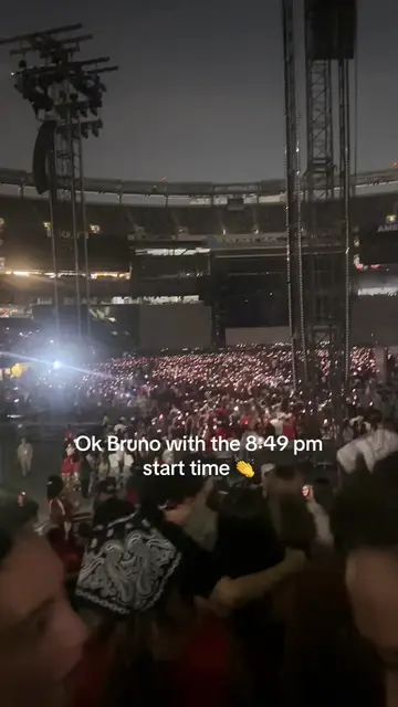 1st Bruno Concert😭🤪💃 #metlife #section128 #row16 #seat24 #theromantictour 