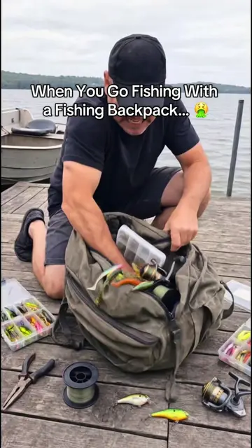The perfect fishing bag for every fishing Trip 😎🎣#fishing #fishingtiktoks #fis