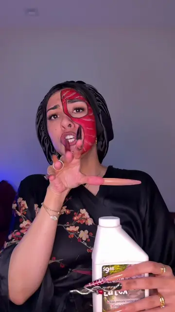 Xxxxxxxl Spider-Man makeup pt. 2/2✅✨🕷️💅 🎨Inspo: @ساره محمد  #longnails#beauty