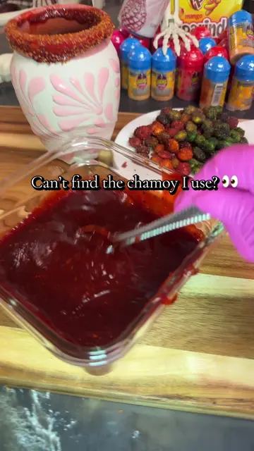 Homemade Chamoy 🌶️🍉🔥 Couldn’t find the chamoy I normally use, so I made my ow