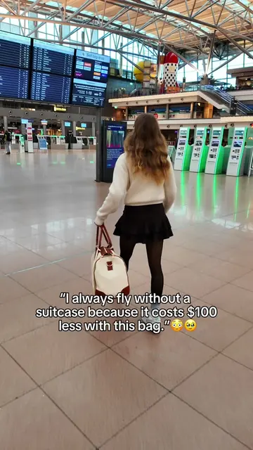 Can’t believe how much I’ve saved since I stopped checking luggage.🥺😍 Link in 