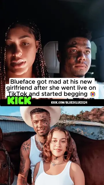 Blueface got mad at his new girlfriend after she went live on TikTok and started