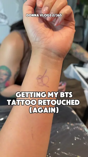 #btstattoo touch up by @ohdooly  #btsarmy #minivlog #kpop #bts