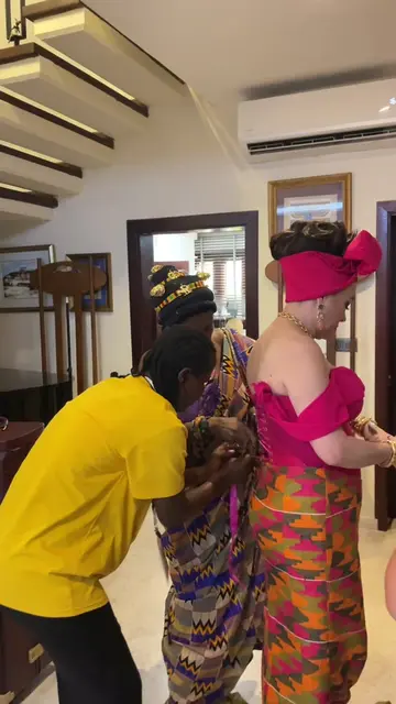 #convienience last minute adjustments at @Bozoma Saint John #wedding #badassboss