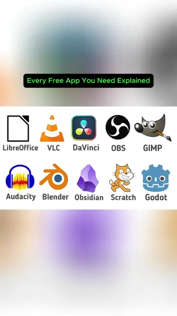 Every Free App You Actually Need Explained (Scratch) #freeapp #scratch #app #sof